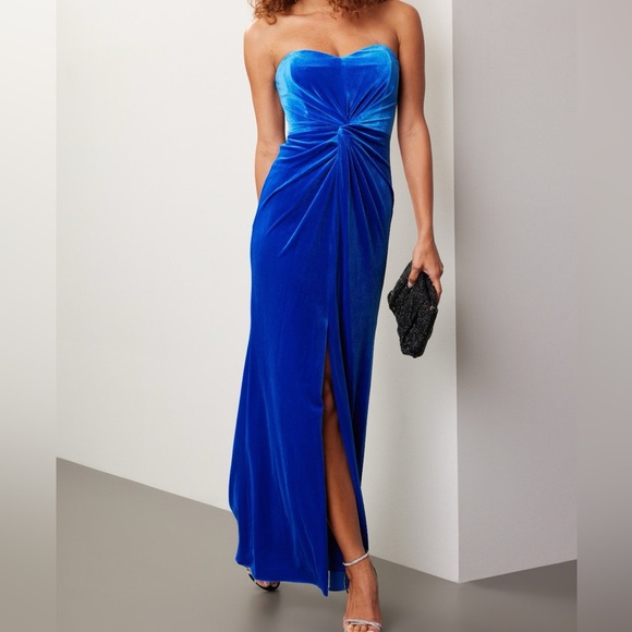 Liv Foster Dresses & Skirts - Liv Foster Velvet Strapless Gown, 4